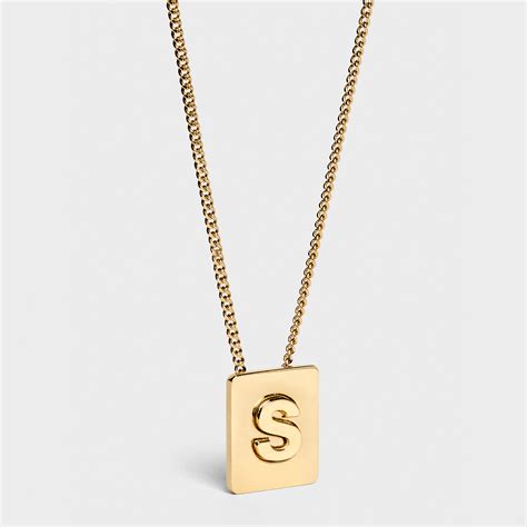 celine alphabet necklace buy|celine alphabet for women.